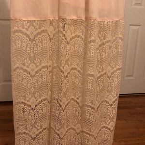 Love Riche sheer overlay lace maxi dress